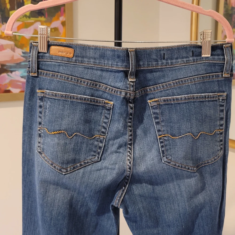 RED ENGINE Firefly Mid Rise Straight Leg Jean Made in America Size 30 - Picture 4 of 16